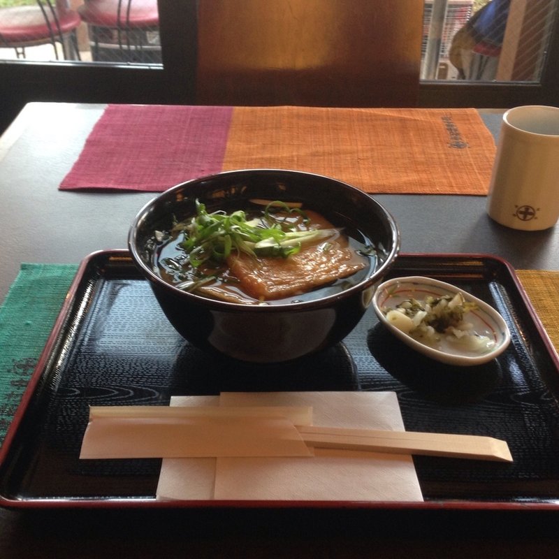 きつね茶そば(中村藤吉本店)