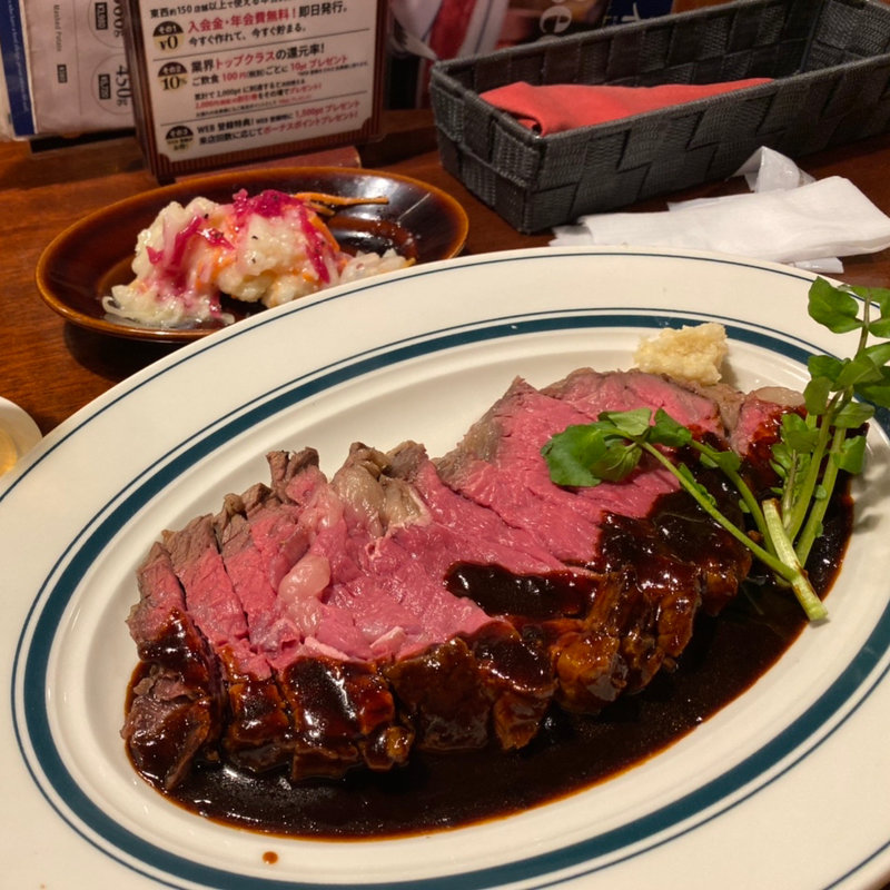 自家製ローストビーフ(THE R.C.ARMS 秋葉原店)