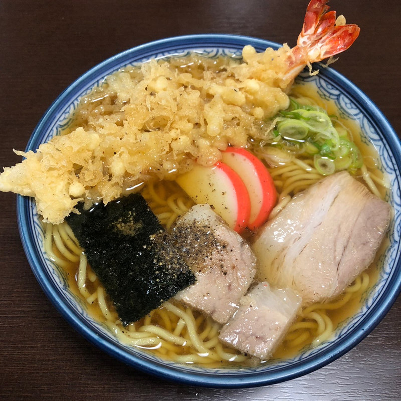 天ぷら中華(松葉屋 )