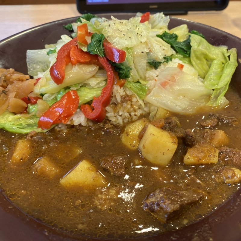 ケールレタスカレー(すき家 岩本町三丁目店 )