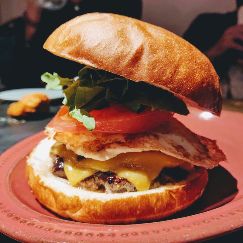 スキッパーズエッグチーズバーガー(潮見スキッパーズ)