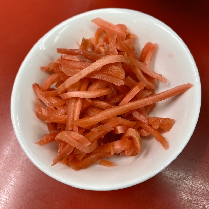 紅生姜(ラーメン山岡家 新すすきの店)