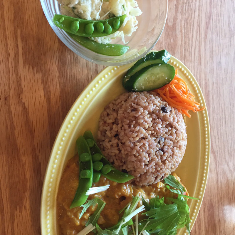 酵素玄米のカレーセット(農かふぇ Rice （農かふぇ リセ）)