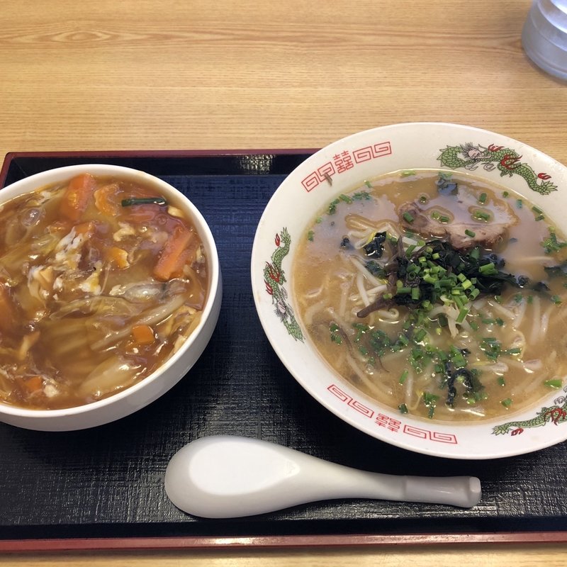 中華丼とラーメンのセット(福寿亭 )