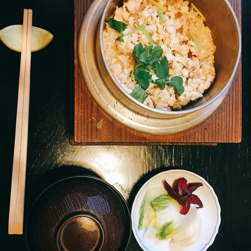 鯛の釜飯(若松)