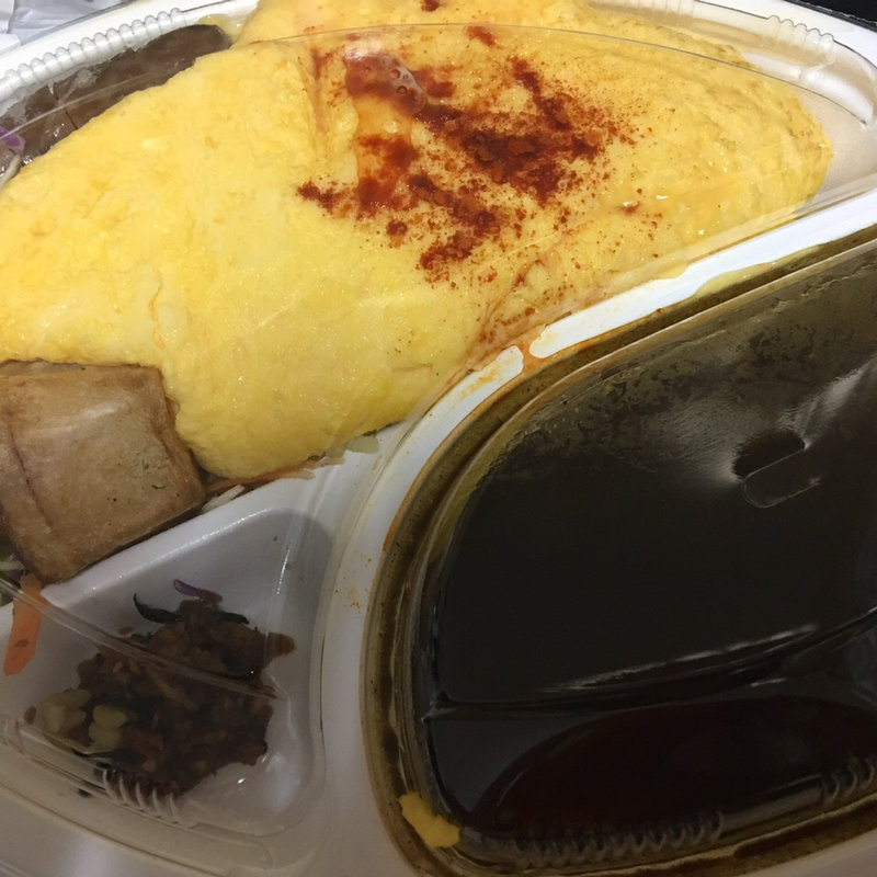 オムソーセージカレー(テイクアウト)(唯我独尊)