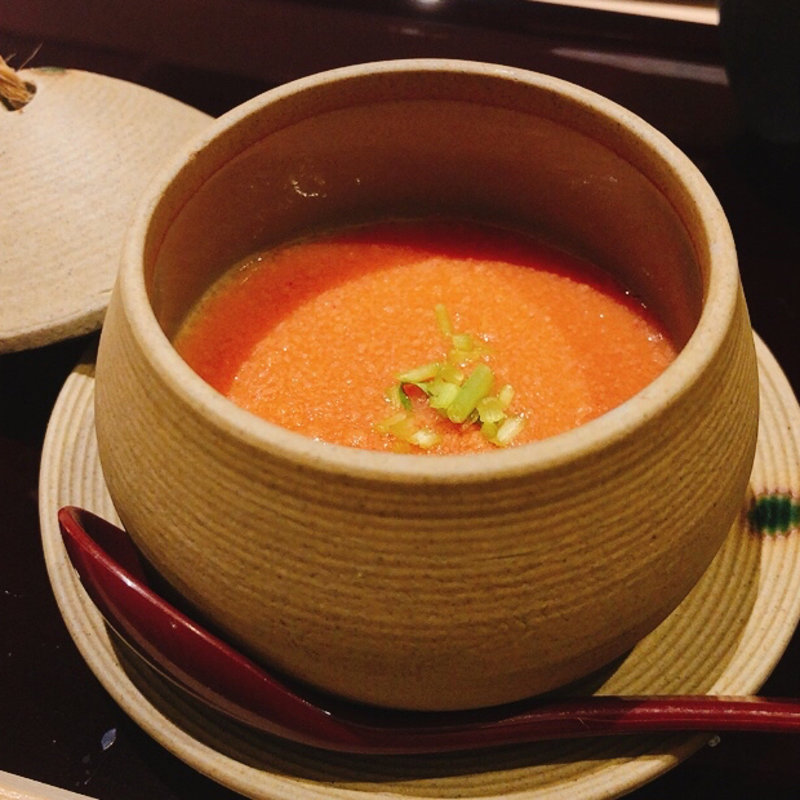 桜海老の茶碗蒸し(鮨 青海)