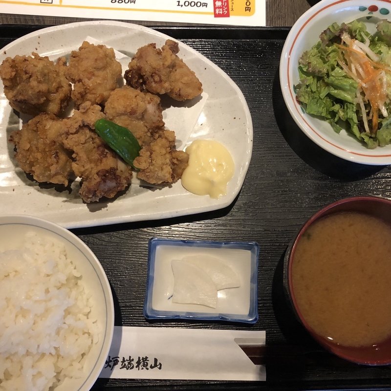 から揚げ定食(炉端横山 馬喰町店)