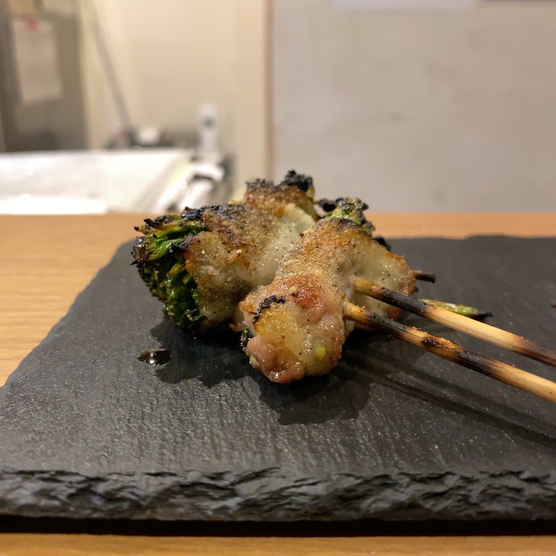 豆苗の肉巻串(わ家 はなれ)