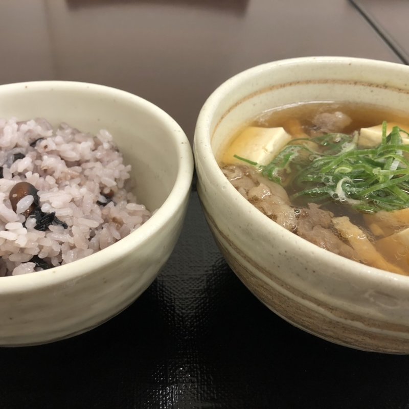 肉吸い&黒豆ご飯(西紀サービスエリア（下り線）　踊りだこ )