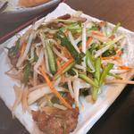 レバニラ定食(新中華 植木店 )