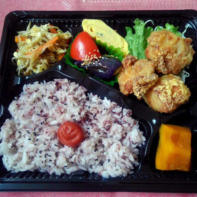 唐揚げ弁当(古代米おりざ)