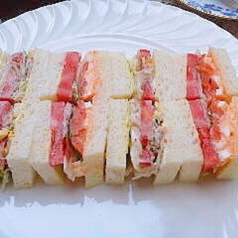 スモークサーモンと野菜サンド(サンドウィッチファクトリー （SANDWICH FACTORY）)