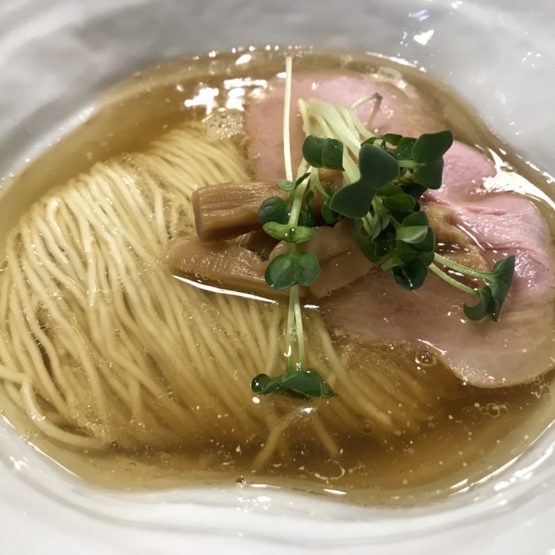 鶏塩そば(柴崎亭 梅ヶ丘店)