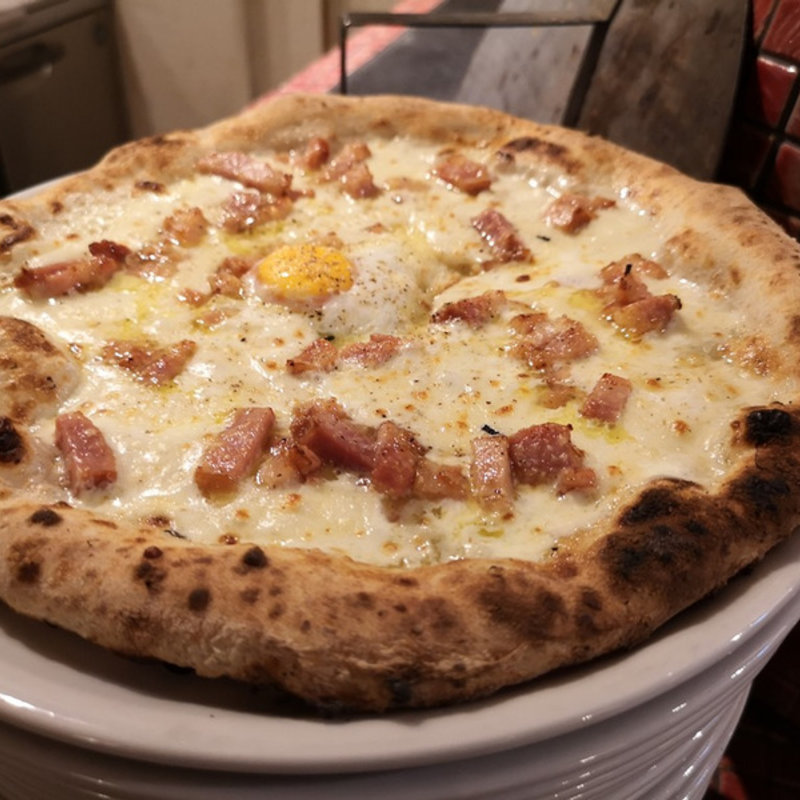 ピッツァカルボナーラ(ピッツェリア ダ グランツァ 洗足本店)