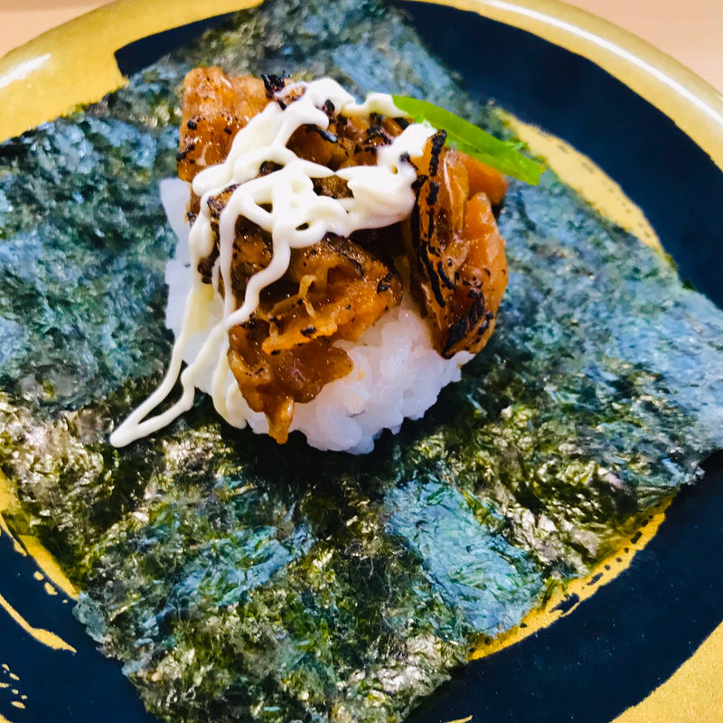 てり焼きとろサーモンつつみ(はま寿司 新狭山店 )