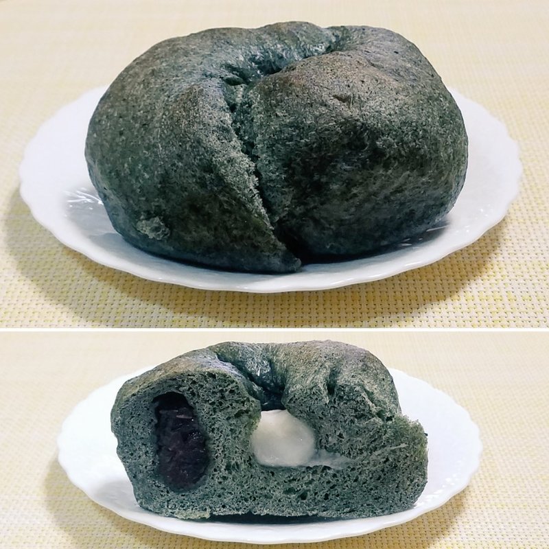 よもぎつぶあん白玉ベーグル(ブランジェリーケン)