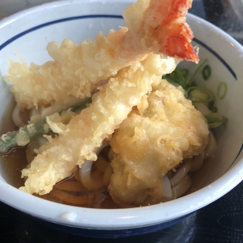 特上天ぷらうどん(おにやんま 東品川店 )