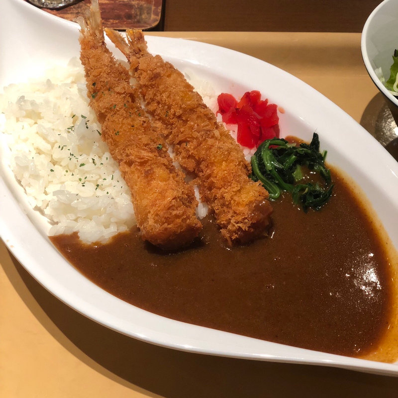海老フライカレー(百代茶屋 （ひゃくだいちゃや）)
