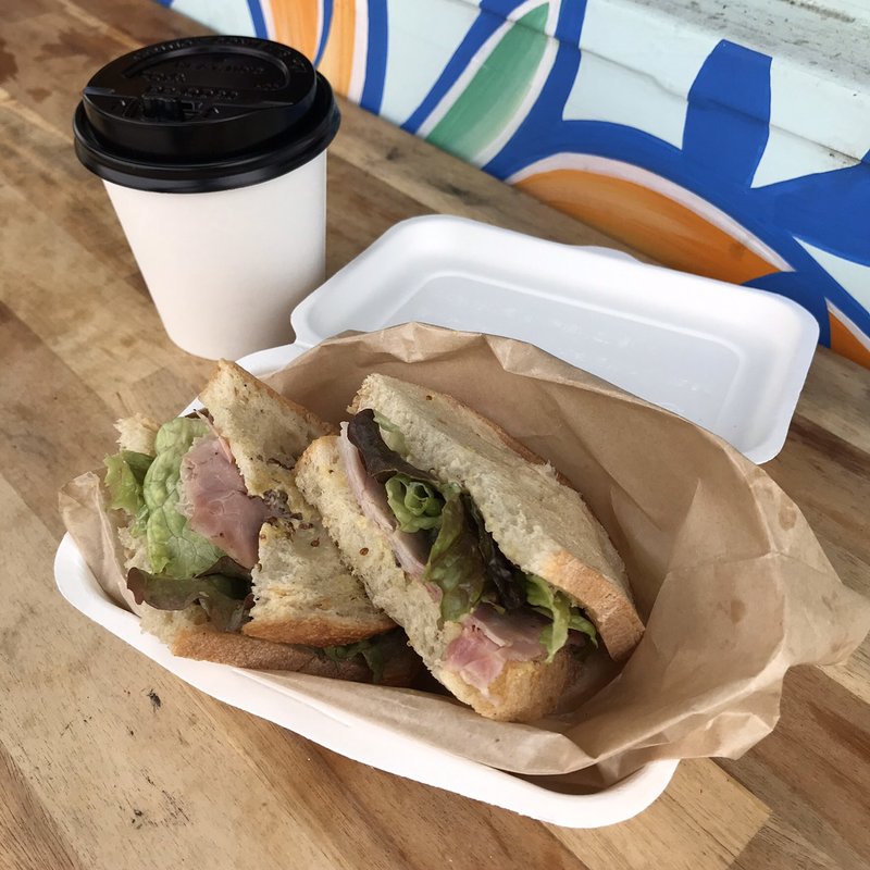 【Bセット】 ハムサラダ x スペシャリティーコーヒー(3ND café+bar)