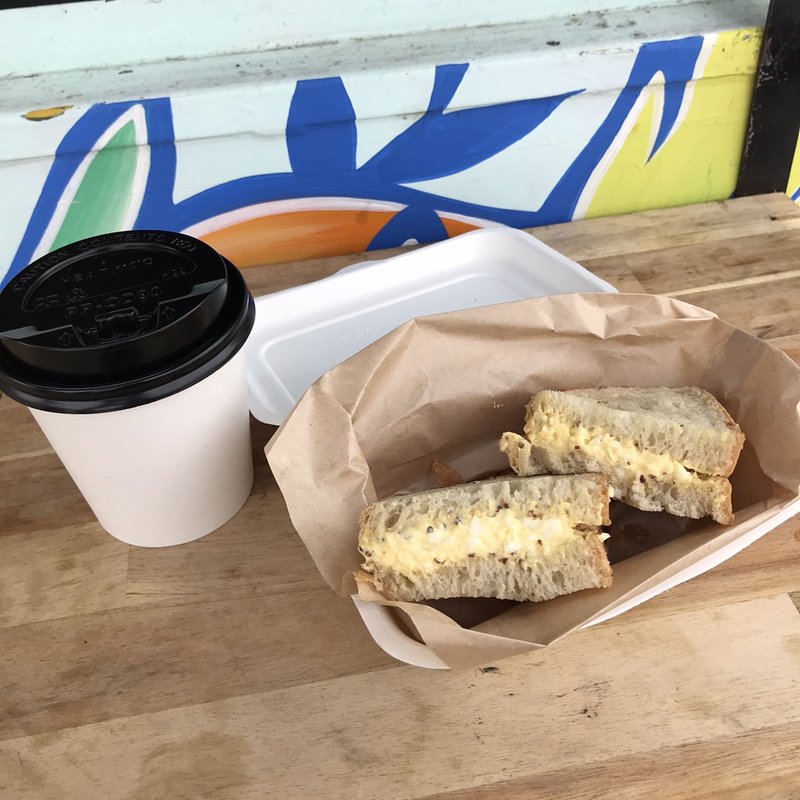 【Cセット】 たまごサンド x スペシャリティーコーヒー(3ND café+bar)