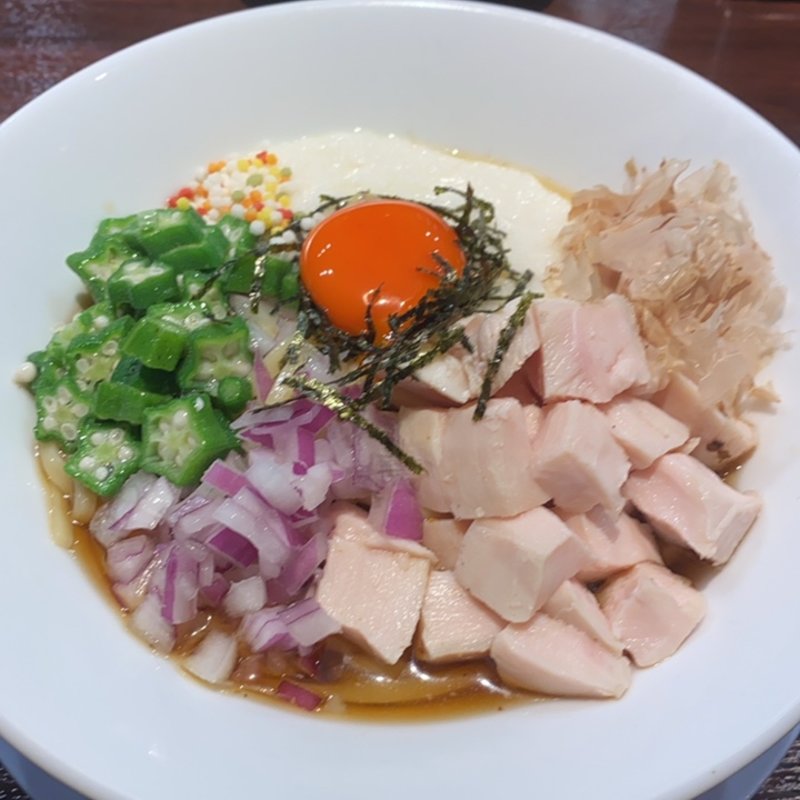 オクラと山芋の冷やし(NAKAGAWAわず)