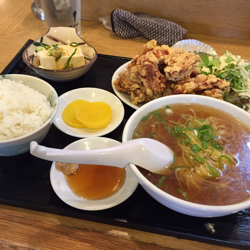 からあげセット(八番館 )