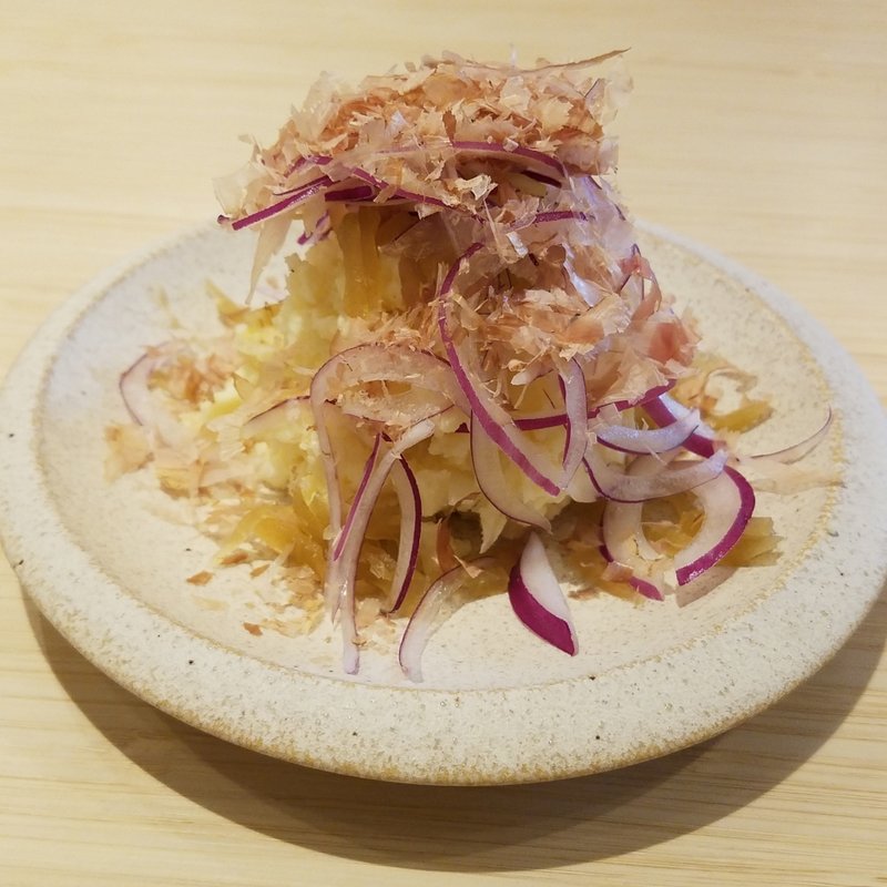 ポテサラ男爵のポテサラ(お好み焼き 恋火(れんか))