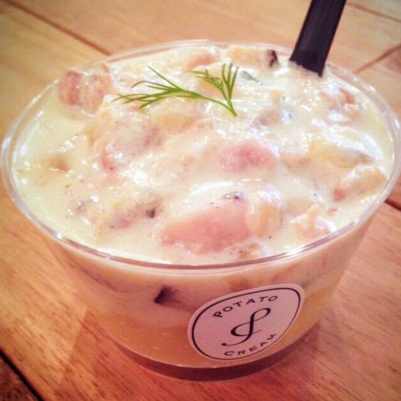 かぶと鶏肉のゴルゴンゾーラポテトクリーム(Potato Cream / potato cream よる)