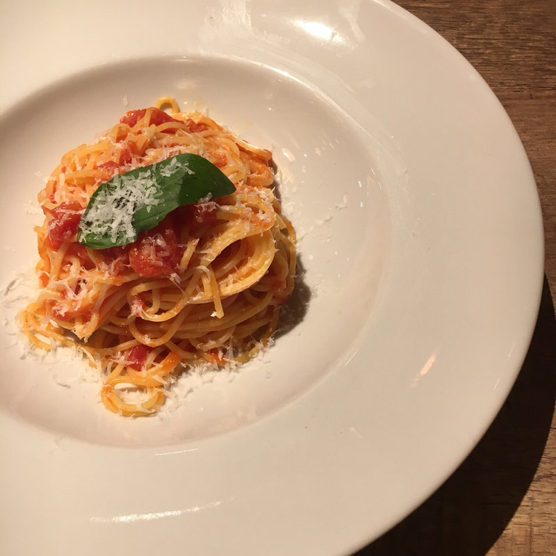 トマトソースパスタ(メルカ)