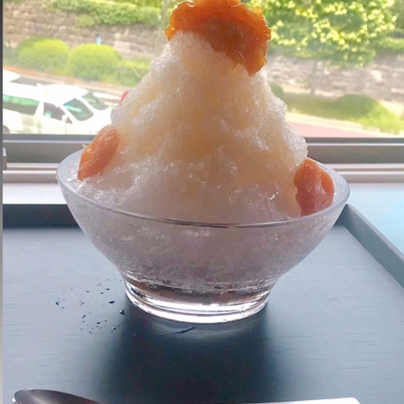 あんず氷(虎屋菓寮 赤坂店)