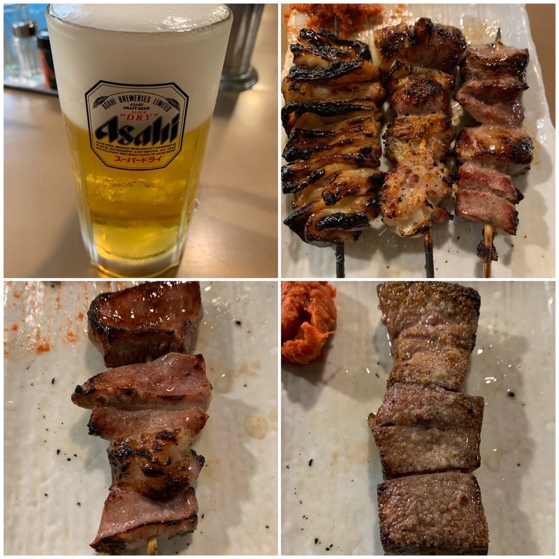 生ビール&やきとん(もつ焼ウッチャン 新宿思い出横丁店)