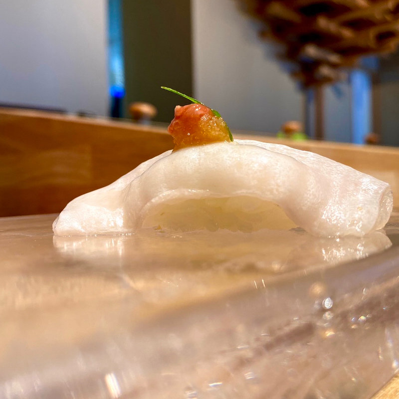 平目のえんがわ(照鮨)