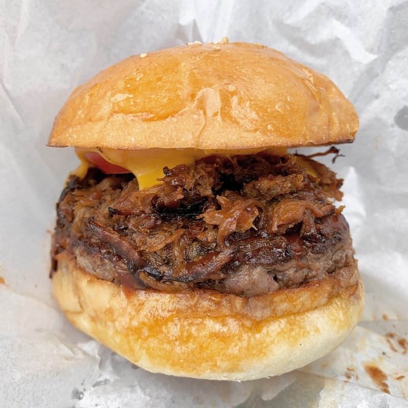 限定　プルドポークバーガー(アンバープレイス)