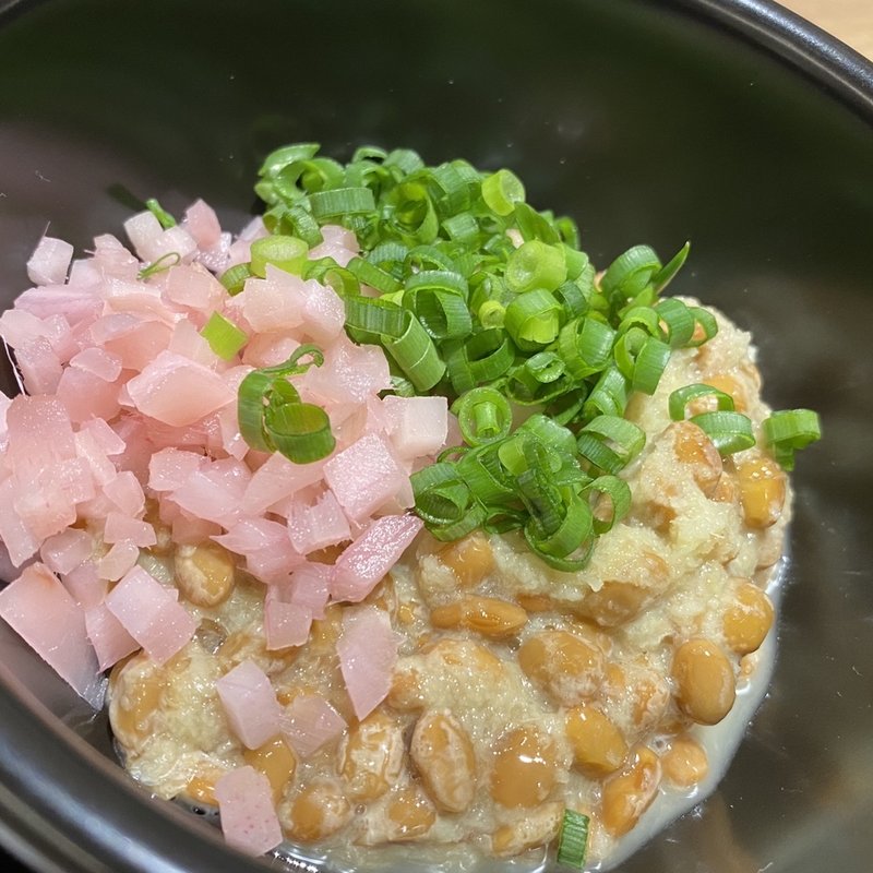 酢しょうが納豆(しょうが焼き Baka)