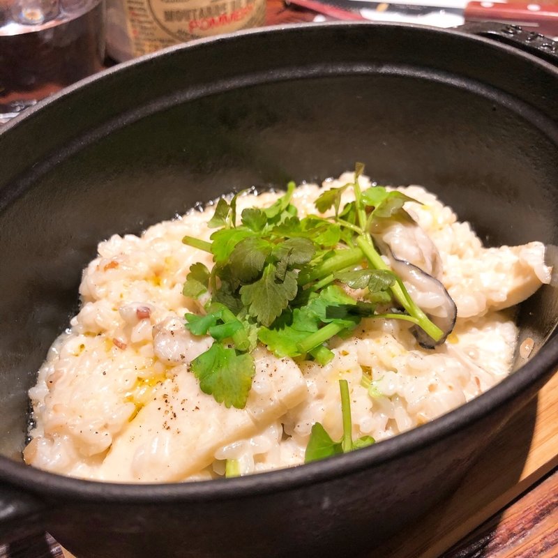 牡蠣とたけのこのリゾット(BISTROBON)