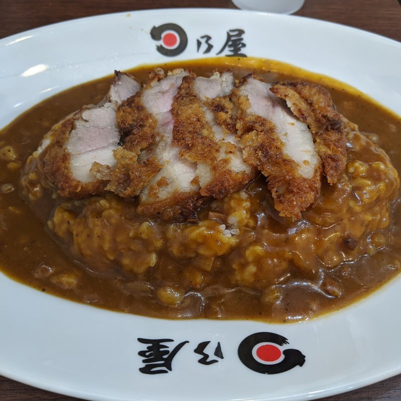 豚バラスパイシー揚げカレー(日乃屋カレー　京急蒲田店)