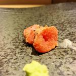 明太子わさび漬け(西麻布 すし天)