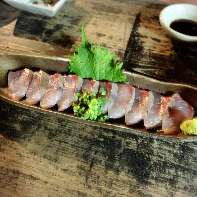 いなだ刺し(赤○中目黒｜居酒屋)