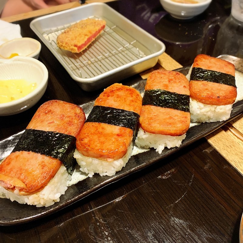 スパムおにぎり(鍋焼ぼうず)