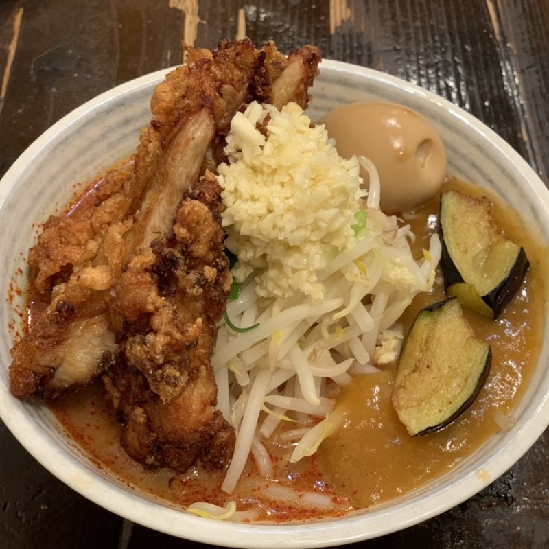 鷹の爪らーめん(旨辛ラーメン 表裏 高田馬場店)