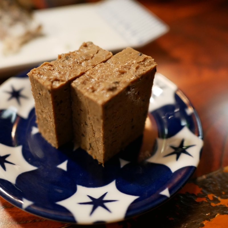 穴子の肝と山椒のパテ(蔵朱（クラッシュ）)