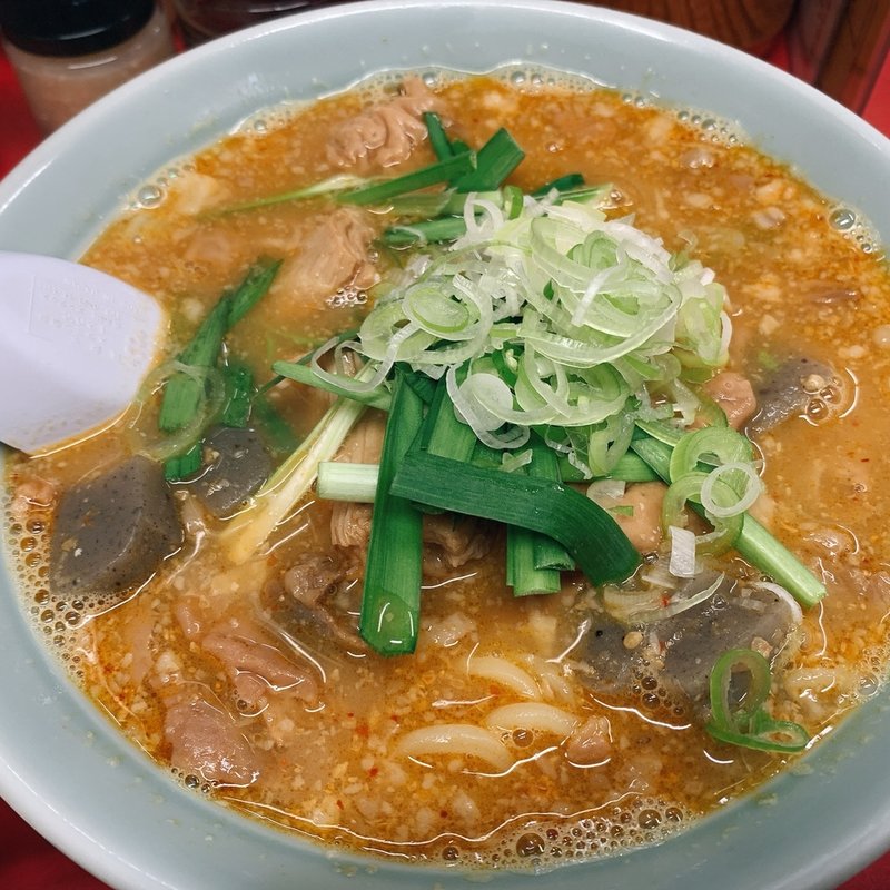 モツ煮込みラーメン(中華料理 天津)