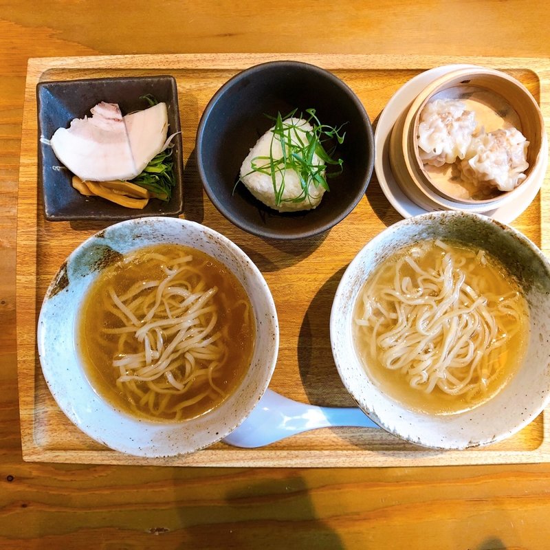 出汁御膳ハーフ&ハーフセット(野菜巻き串酒場 ハライッパイ)