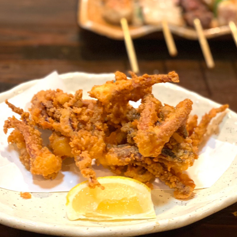 イカゲソ唐揚げ(つぼ八 南10条店)