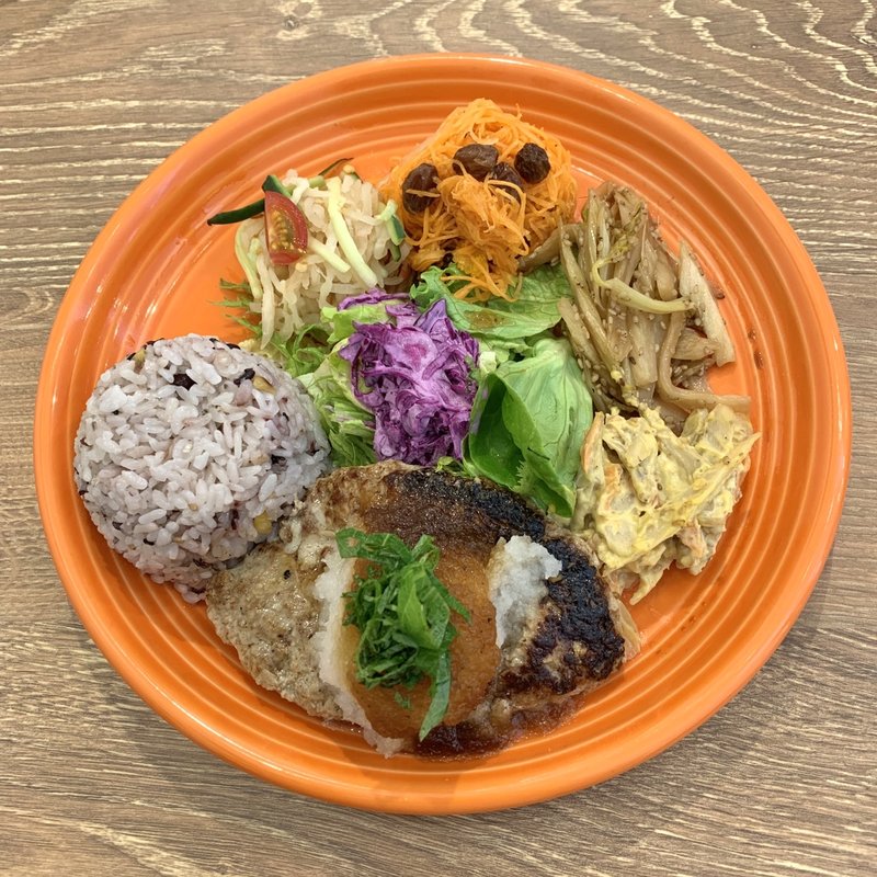 和風ハンバーグ(oj珈琲×タニタカフェ)