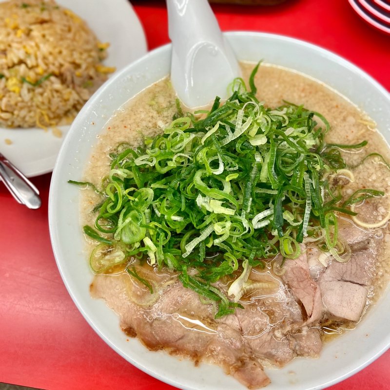九条ネギラーメン(ラーメン魁力屋 本店 （かいりきや）)