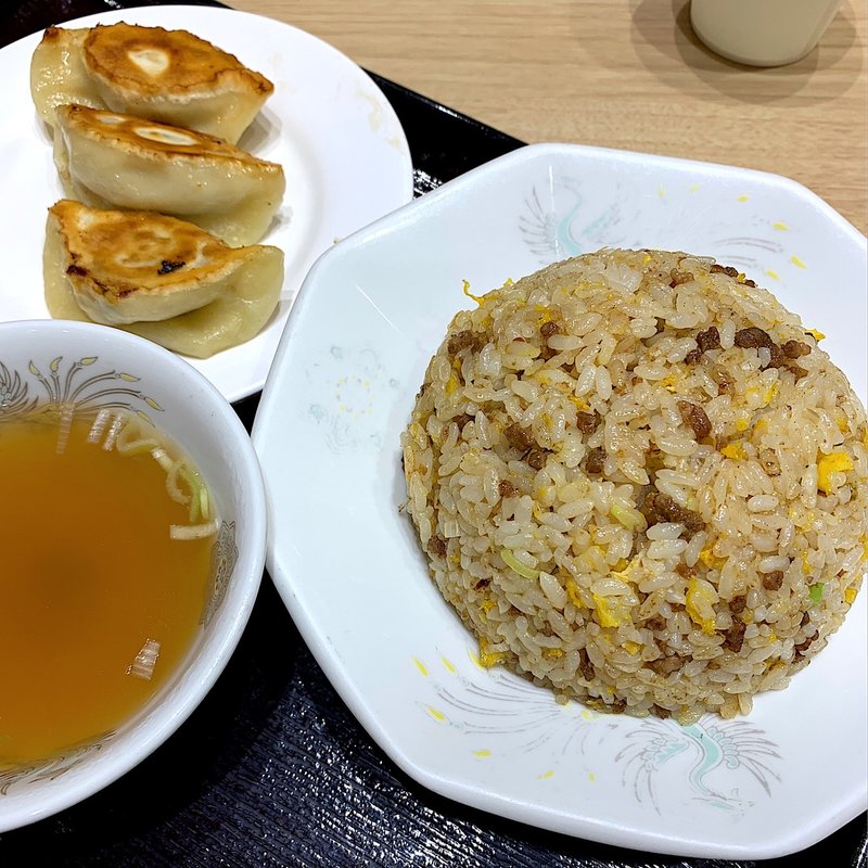 炒飯と餃子セット(独一処餃子 SUNAMO店 )