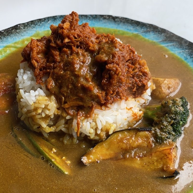 煮干し全開ニボMAXとチキンペッパー無水 (1.5盛り)(wacca)