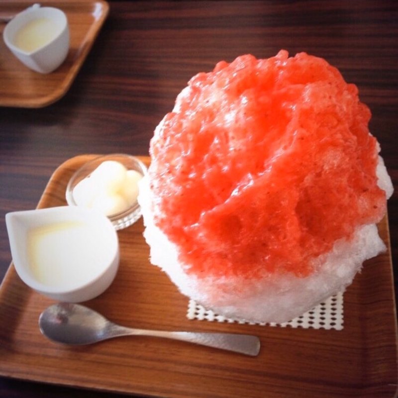 かき氷 いちご(埜庵)